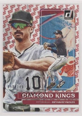 2022 Panini Donruss Diamond Kings One Hundred 58/100 Bryan Reynolds #25 0a2t