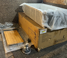 Stainless Steel Single Bowl 16 Gauge Kitchen Sink KSS0004S-OL 33 x 21 x 10