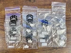 1 Gram Silver Bar Lot Of 20 .999 Robot, Penny, American Flag, Silver Bullets