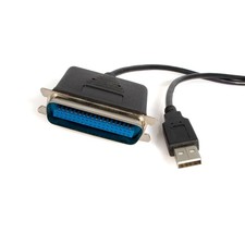 StarTech.com 10 ft USB to Parallel Printer Adapter - M/M - USB to ieee 1284 - US
