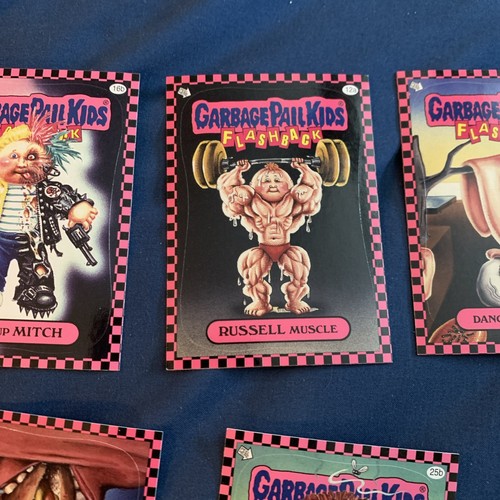 GPK Garbage Pail Kids 2010 Flashback Pink Lot Aggie Mitch Russell Fran Dolly 5 ! - Picture 5 of 6