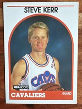 1989 NBA Hoops Steve Kerr Cleveland Cavaliers Basketball #351 RC