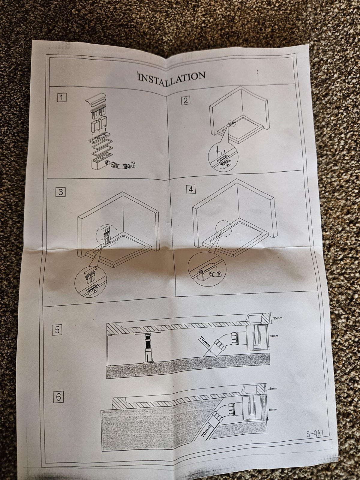 Shower Trap Rectangular
