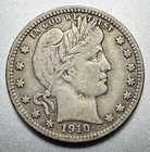 1910-D  BARBER QUARTER   VF   #2116