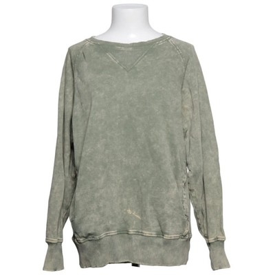 Zenana, Sweatshirt, Größe: L, Grün, Baumwolle/Elasthan, Einfarbig, Damen #g8G