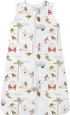 TotAha Sleep Sack Wearable Blanket Large 15-24 month Beach Surf Palm Turtle