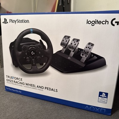 Logitech G923 Racing Wheel and Pedals, TRUEFORCE PS5, PS4, PC, Mac - 941-000147