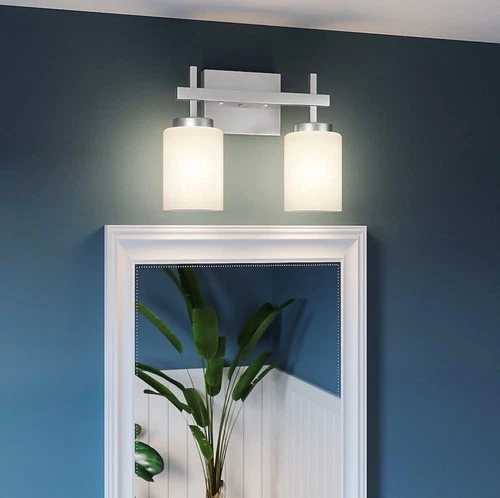 Vanity Light Quoizel Brushed Nickel Finish Klt8602BNLED - Picture 1 of 5