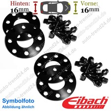 Eibach Spurplatten schwarz VA & HA 16mm u.a.: VW Golf III Cabriolet 1E7 93-98