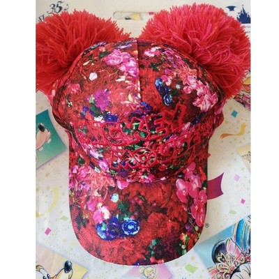 Parks Cap Tokyo Disney Resort Mickey Pompon Cap Hat With A Ear Bonbon F S Ebay