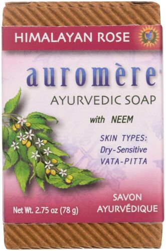 2.75oz Himalayan Rose Ayurvedic Bar Soap Natural Vegan Handmade Eco-Friendly