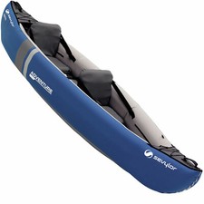 Sevylor Inflatable Adventure kayak 2 posti kayak canoa barca touring tempo libero NUOVO