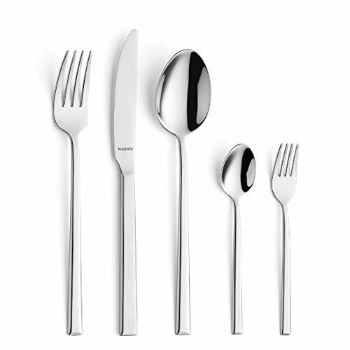 Kuppels SKAN - Set di posate per 6 persone, 30 pezzi, in acciaio INOX (B7K)