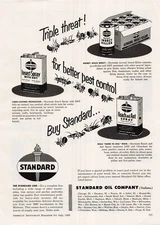 VTG 1951 Print Ad Standard Oil Company Indiana Insect Spray with DDT