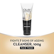 Olay Face Wash Total Effects 7 in 1 Exfoliating Cleanser, 100g For All Skin Type