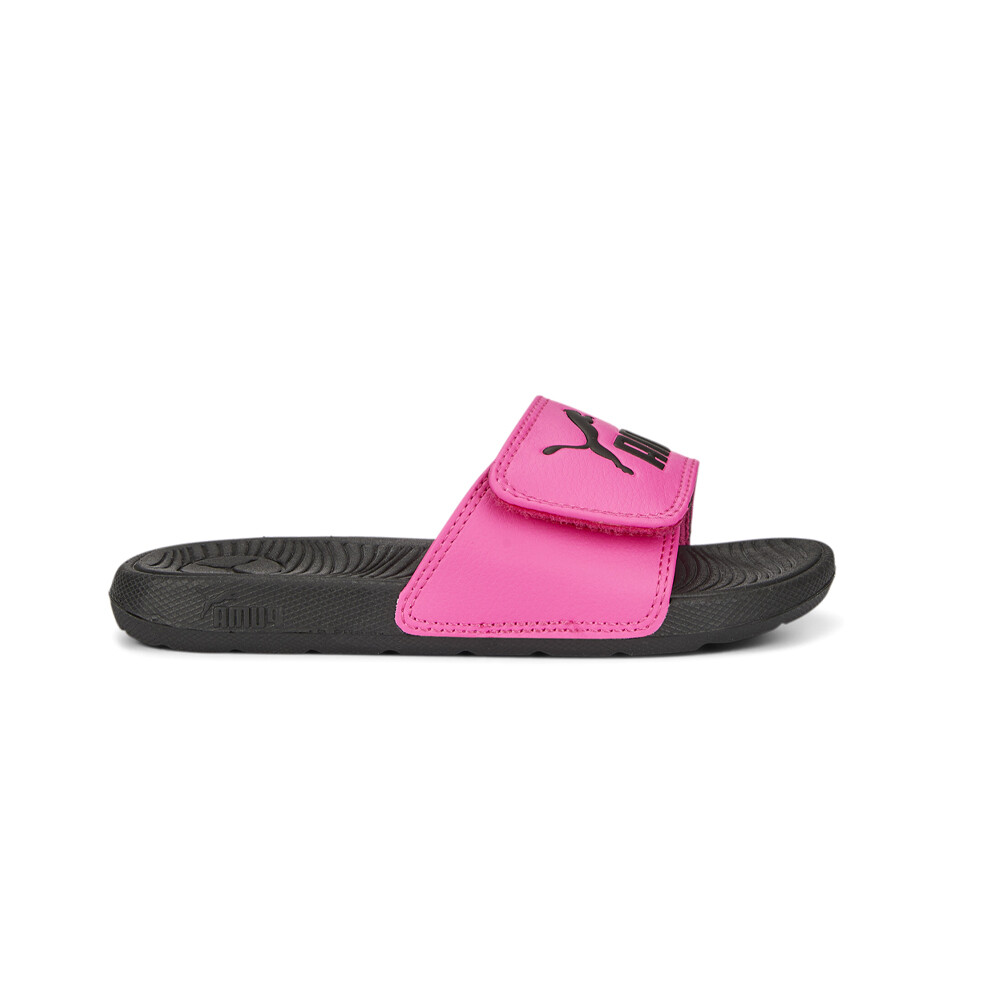 Повседневные сандалии Puma Cool Cat 2.0 V Bx Slide для маленьких девочек, черные, розовые 39089903
