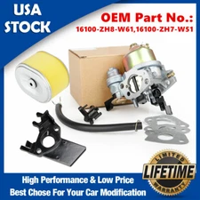 Carburetor Carb w/ Air filter For Honda GX160 5.5HP GX200 6.5 HP 16100-ZH8-W61