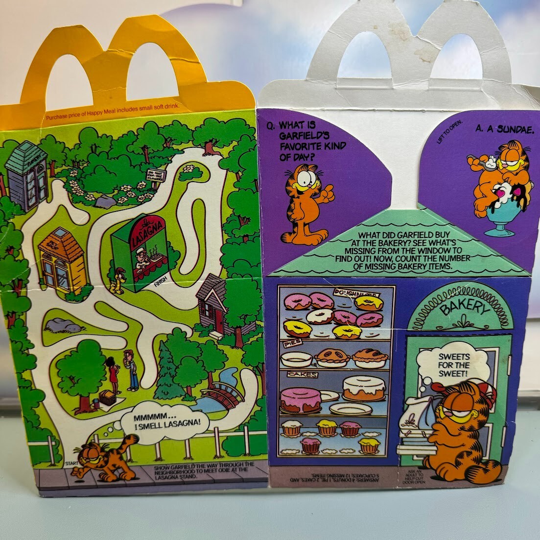 USAマクドナルドのガーフィルドのボード USAマクドナルドのガーフィルドのボード