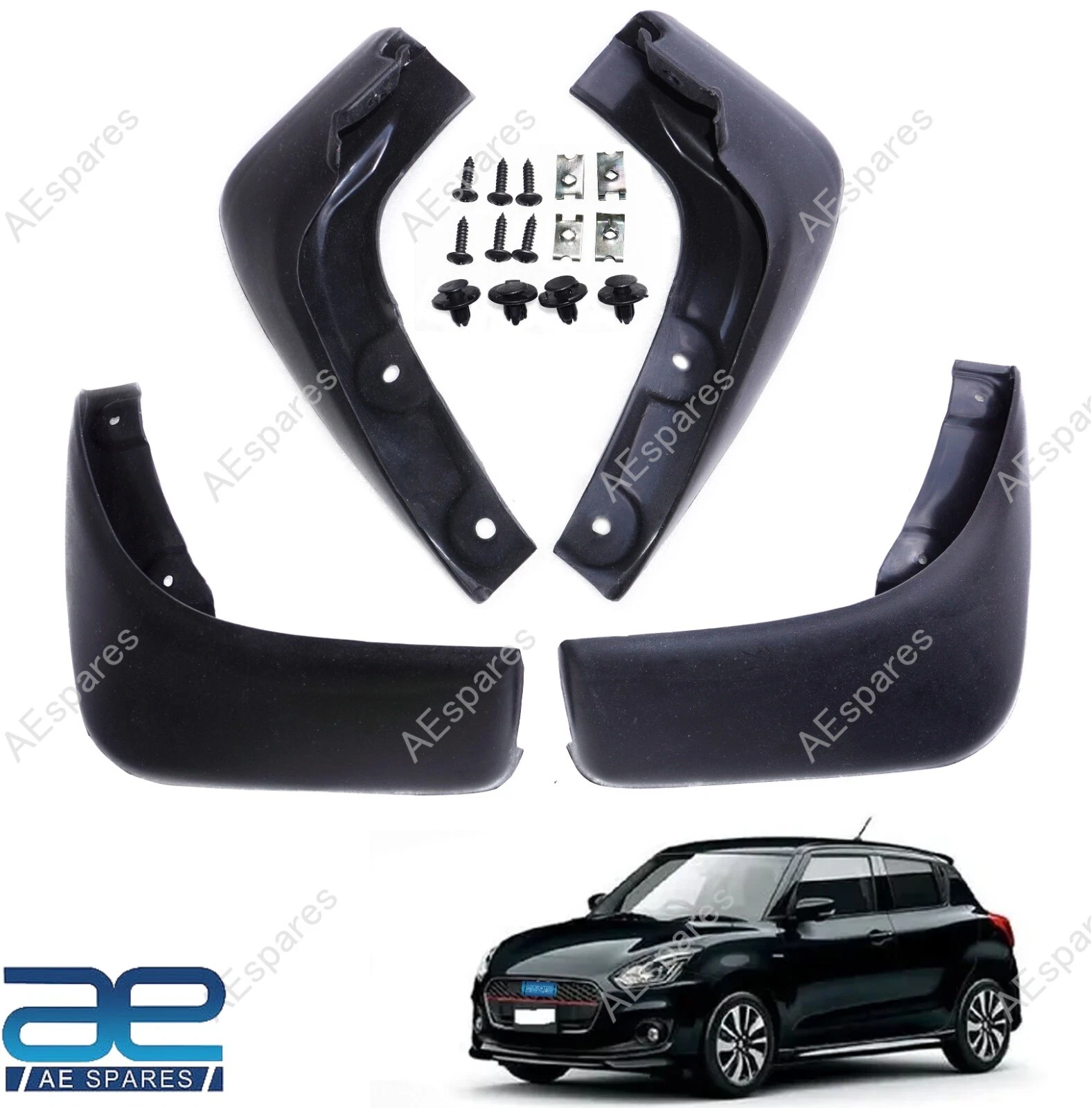 Mud Flap Set of 4 for Maruti Suzuki Swift Type 4 2018 2019 2020