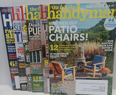 The Handyman Magazine 6 Issues From 2017 | eBay