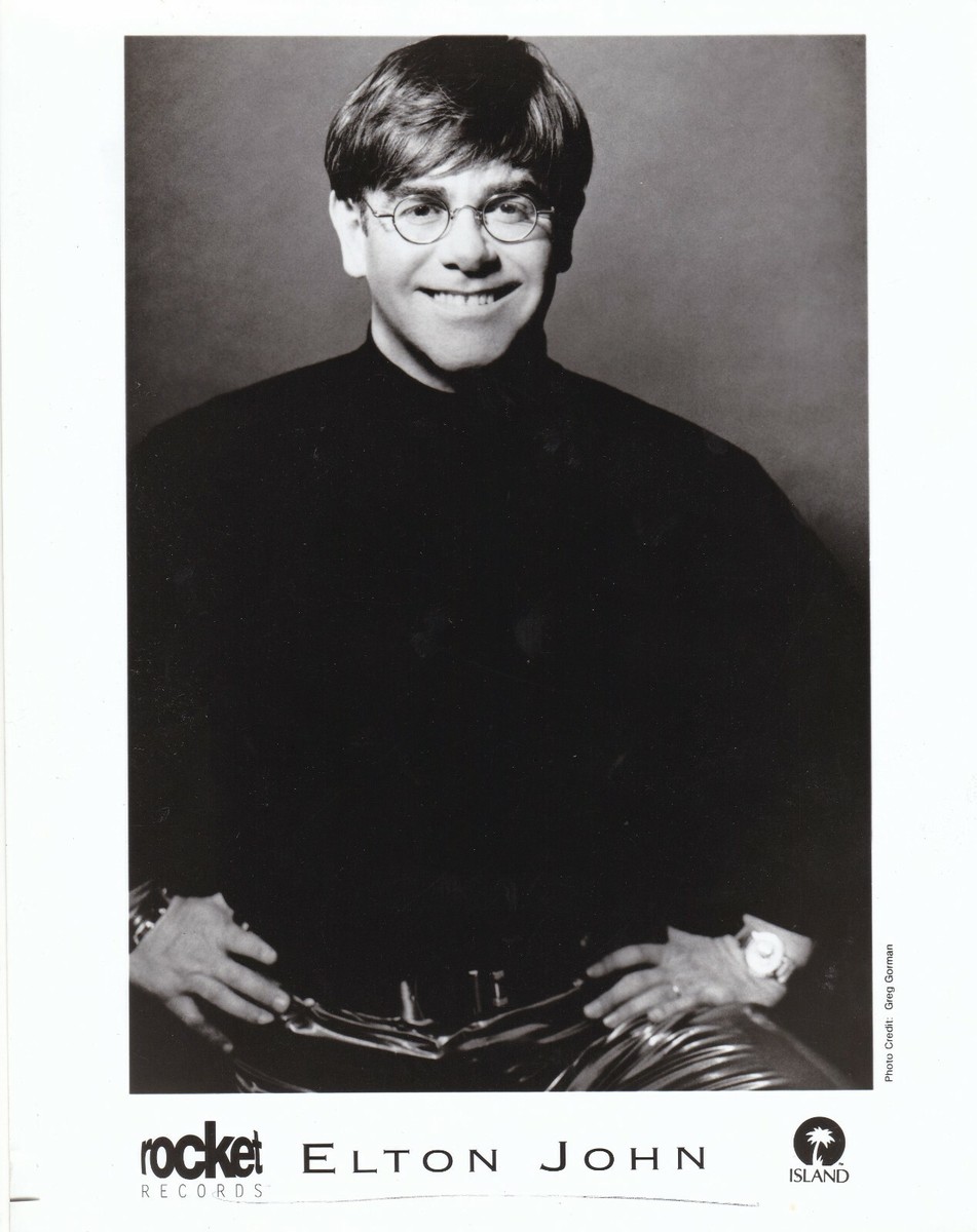 ELTON JOHN 16 ORIGINAL PHOTOS FROM OLD PRESS ARCHIVE Ca. 1990 | eBay