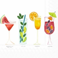 Boston International - Summer Cocktails Luncheon Napkin - L875200