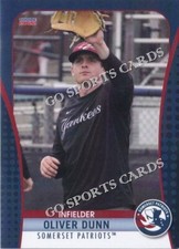 2022 Somerset Patriots Oliver Dunn RC Rookie New York Yankees