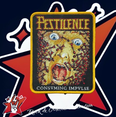 Pestilence  Exclusive Woven Patch Death Metal Obituary Asphyx Bolthrower Carcass