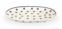 Bunzlauer Keramik Servierplatte / Aufschnittplatte 27,3X16,8X3,3 Cm Dekor 225