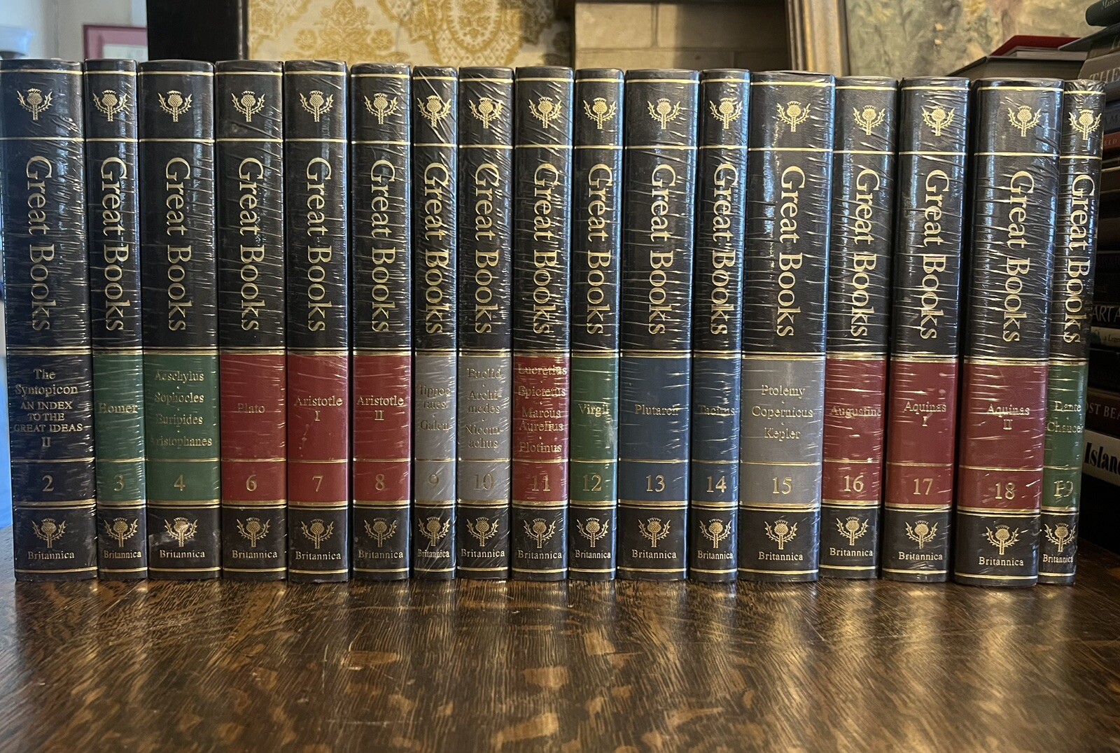 5 volumes - NEW UNOPENED in PLASTIC Britannica Great Books of the Western World