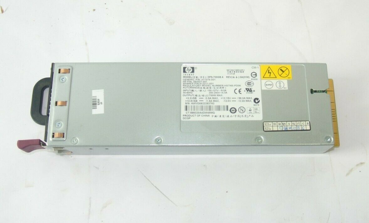 Alimentation Serveur HP Compaq DPS-700CB A 775W - Réf 344747-501 - Occasion Fonctionnelle
