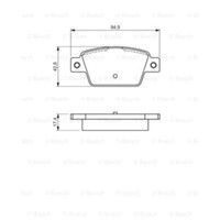Bosch BremsbeläGe 0 986 494 536 BremsklöTze