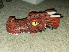 Red Dragon Incense Holder Burner Two Piece 10"