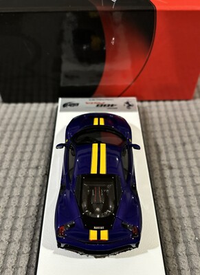 フェラーリ ミニカー 紫色 488pista 1/43 BBR Ferrari 488 Pista