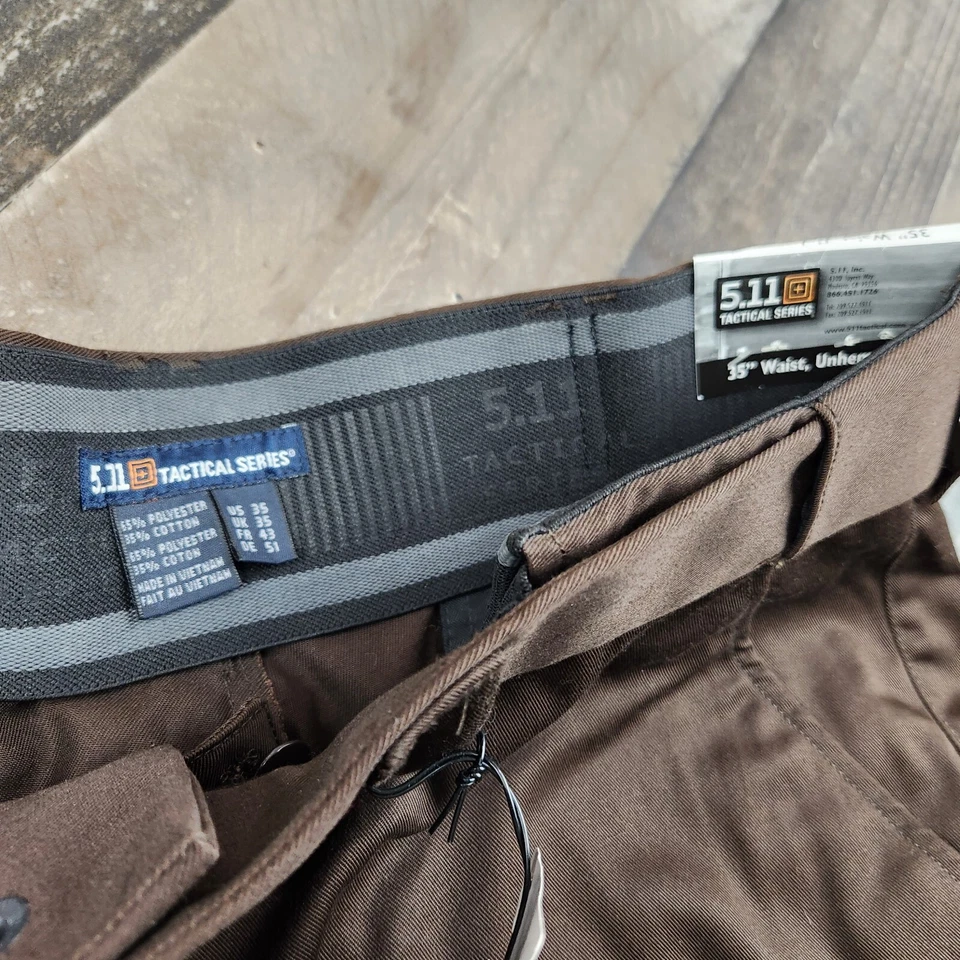 Mens 5.11 Tactical Size 35 PDU Patrol Duty Class B Pants Unhemmed Uniform - Image 4 of 4