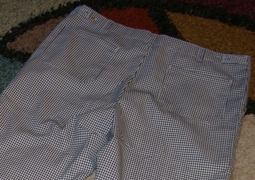 Men Chef Pant Hoondstooth Black White Zipper Fly 4 Pocket Sz L to 2X (38 to 44) - Picture 6 of 18