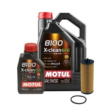 6L Motul 8100 X-CLEAN EFE 5W30 Wix Filter Engine Motor Oil Change Kit API SN