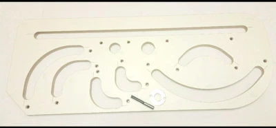 DESIGNTECH SOLUTIONS Curved Worktop Radius Jig, 30mm guide bush and 12.7mmstraight cutter set!!!