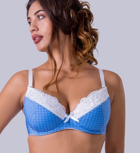 Valea Luxus Bügel BH Push-Up Bra Soft Cup Unterwäsche Spitze Sexy Dessous
