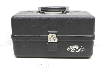 Vintage 1950s -1960s Old Pal USA Fishing Tackle Box+Fish Lures