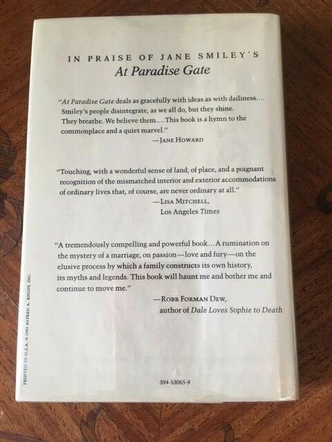DUPLICATE KEYS Jane Smiley 1984 HC 1st/1st signed Like New book and dustjacket - Image 4 of 4