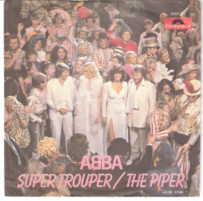 ABBA    Super Trouper / The Piper 7  Vinyl Single 1980 (The GOLD Album)