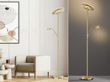 Schmale Stehlampen Deckenstrahler dimmbar mit & ohne Leseleuchten 180cm groß