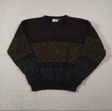 Vintage Sears The Mens Store Acrylic Knit Grandpa Sweater Men s Sz XL