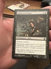 Magic The Gathering Trading card MTGAspect of Gorgon Enchantment 60/165
