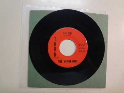 VENGEANCE: Big City 2:01- You Cheated On Me-U.S. 7'' 1966 Thor Records 810T- 6088