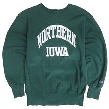 Vintage Northern Iowa Panthers Champion Reverse Weave Sweatshirt Large 90s NCAA
