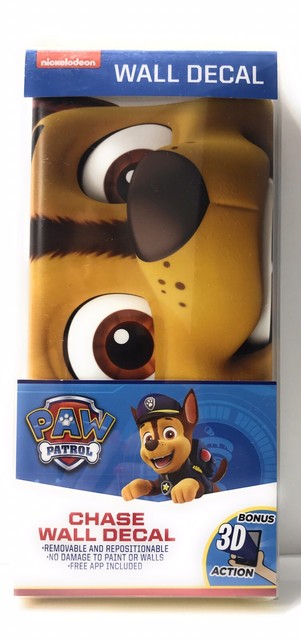 Nickelodeon Paw Patrol Chase Augmented Reality Wall Decal 17âx 24â FREE SHIPPING | eBay