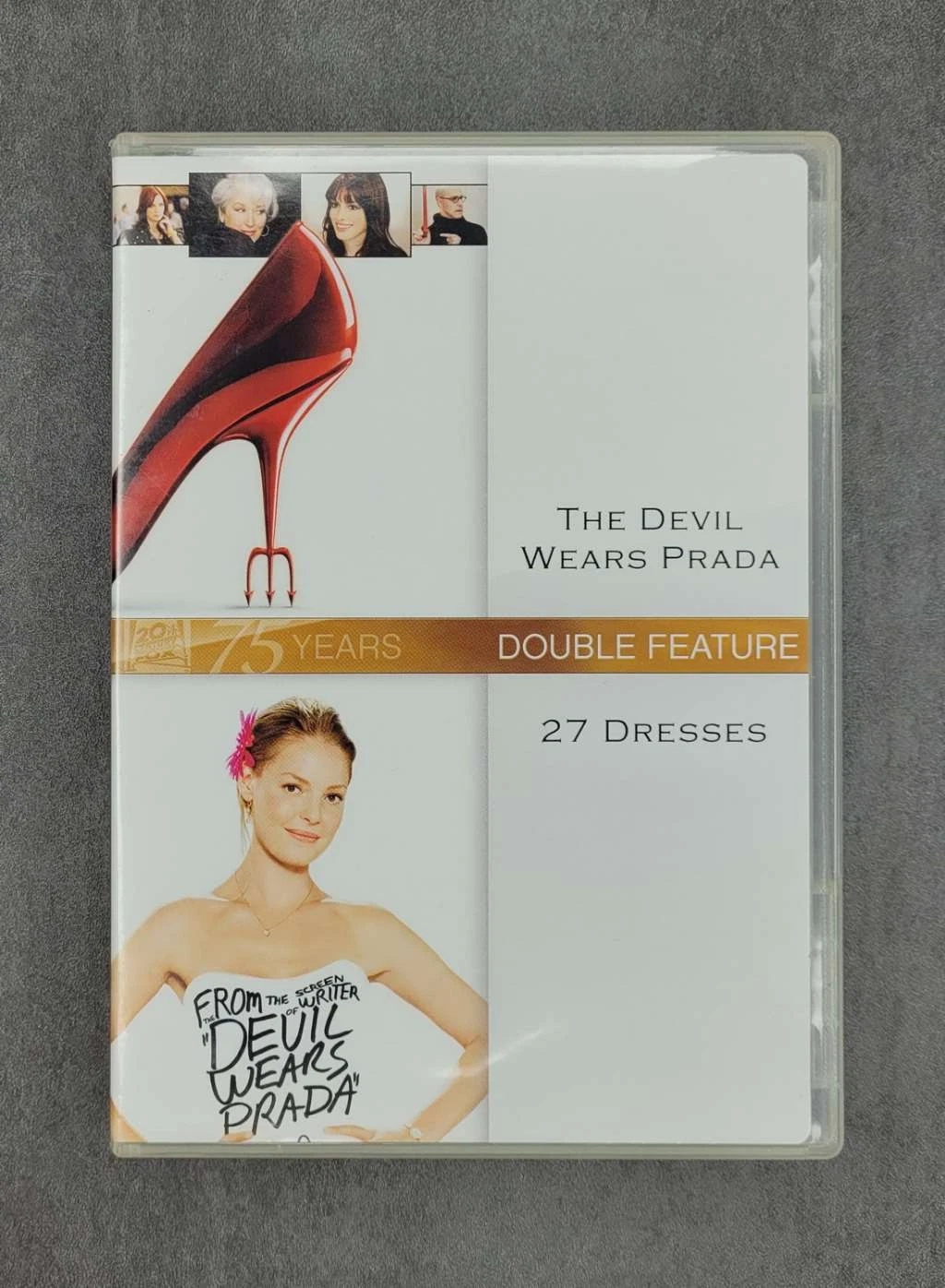 Devil Wears Prada & 27 Dresses DVDs