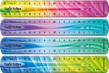 Maped Twist 'n Flex Deco 279215 Flexible Ruler 20 cm with Colour Gradient Gradie
